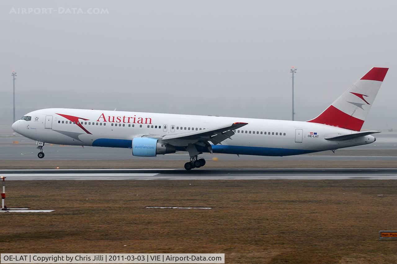 OE-LAT, 1991 Boeing 767-31A C/N 25273, AUA