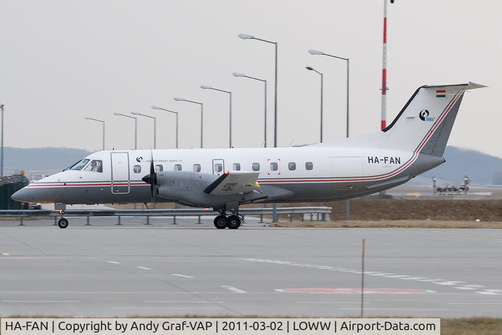 HA-FAN, 1988 Embraer EMB-120ER Brasilia C/N 120104, Budapest Aircraft Service EMB120