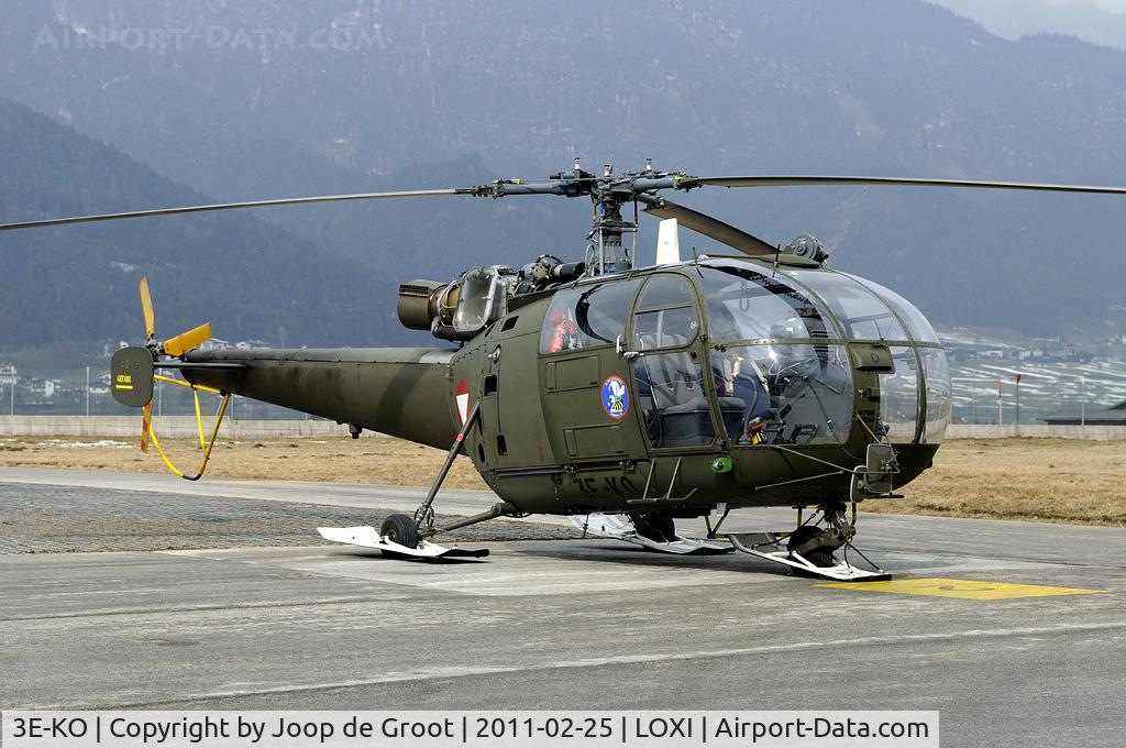 3E-KO, Aerospatiale SA-316B Alouette III C/N 2059, at Schwaz military heliport