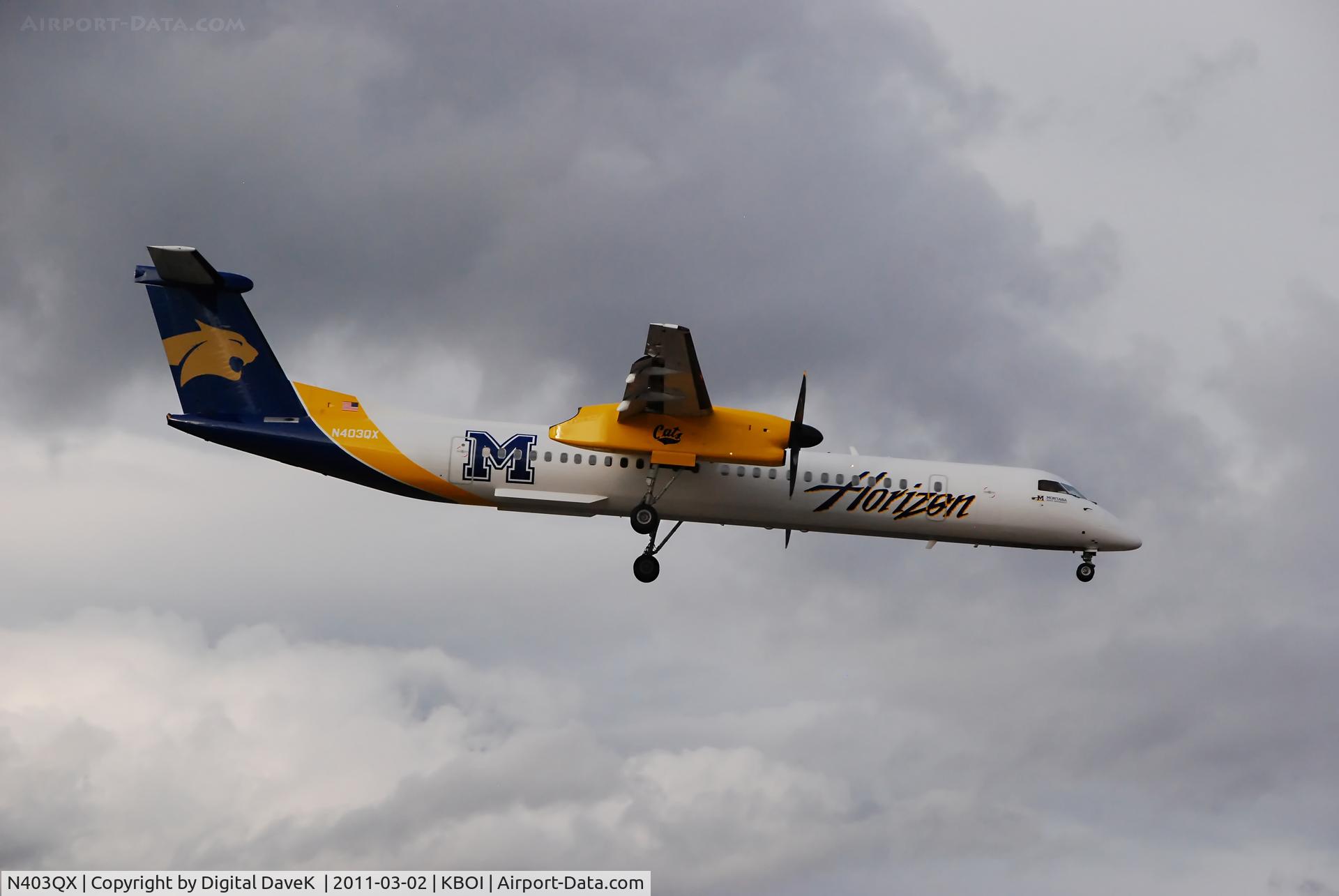 N403QX, 2001 De Havilland Canada DHC-8-402 Dash 8 C/N 4037, Montana 