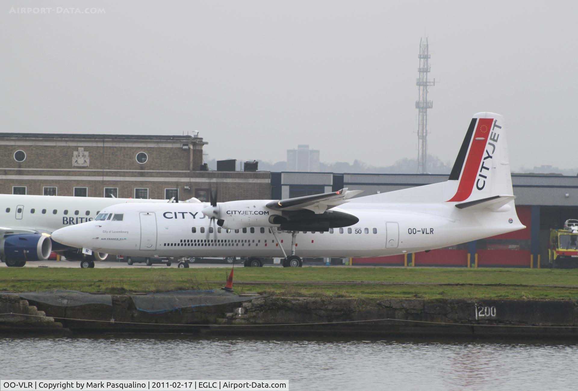 OO-VLR, 1988 Fokker 50 C/N 20121, Fokker 50