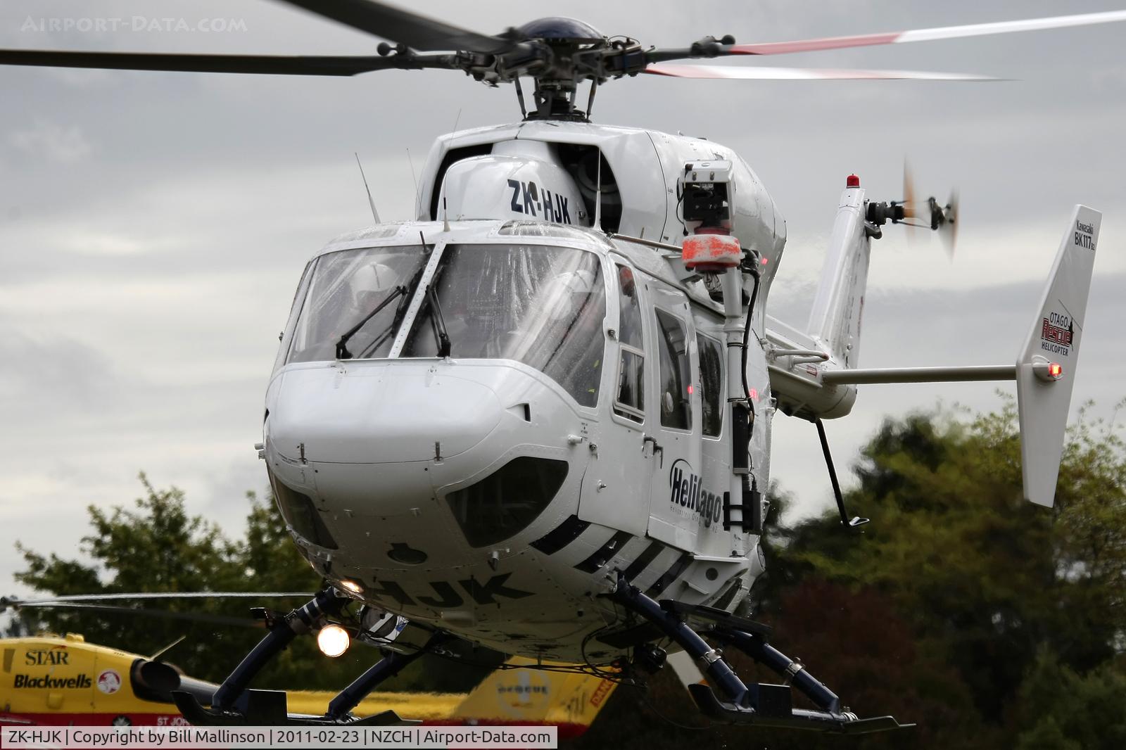 ZK-HJK, MBB-Kawasaki BK-117A-4 C/N 1020, another to help in the quake rescue