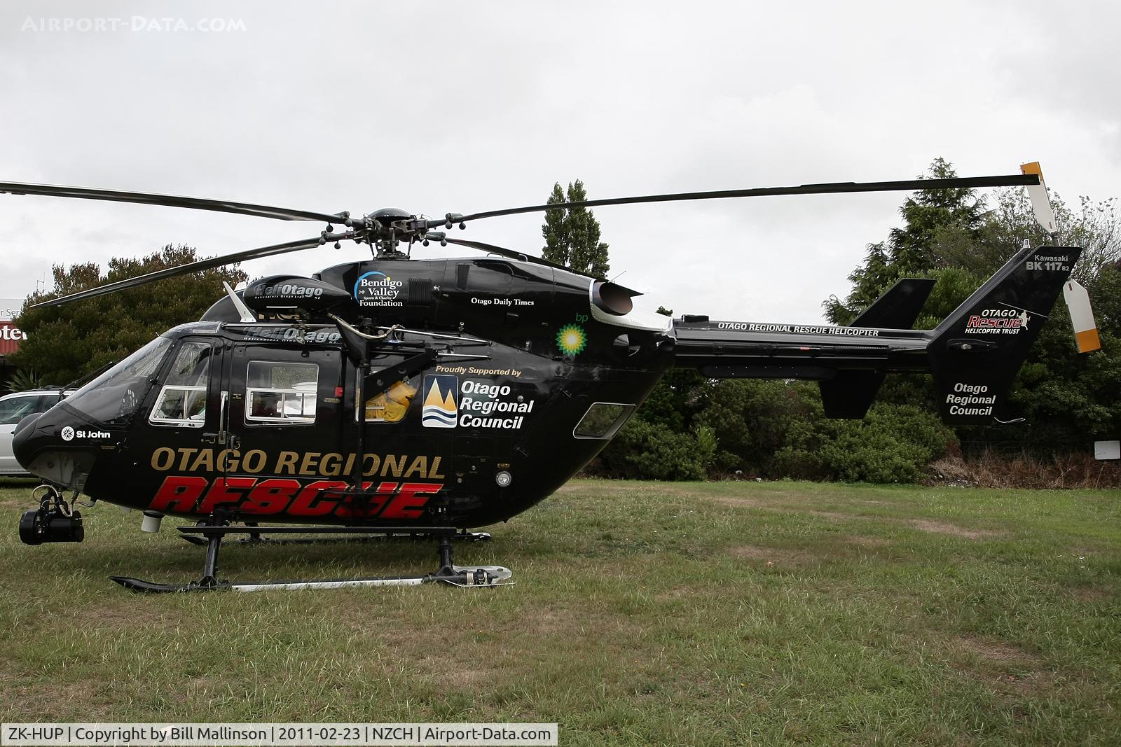 ZK-HUP, MBB-Kawasaki BK-117B-2 C/N 1031, they came from all over the country to help