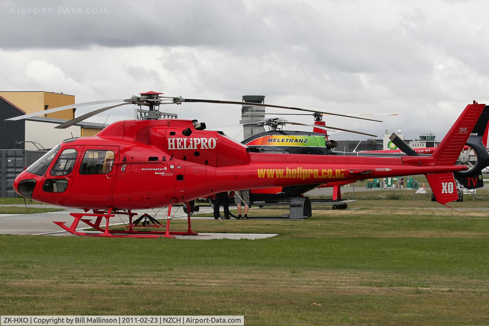 ZK-HXO, Aerospatiale AS-355F-1 Ecureuil 2 C/N 5284, more like a fly-in than a rescue mission