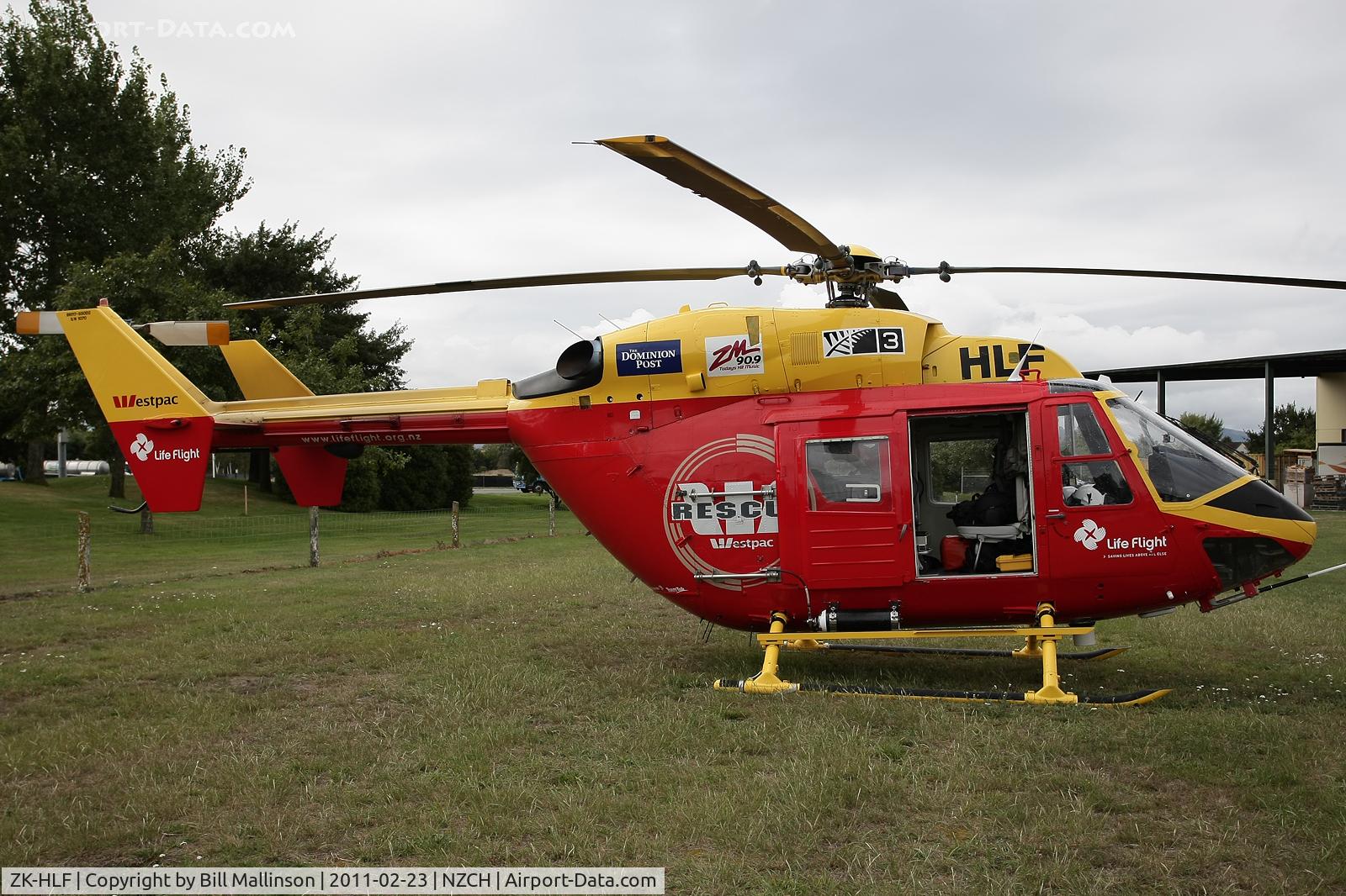 ZK-HLF, MBB-Kawasaki BK-117B-2 C/N 1070, a north island helper