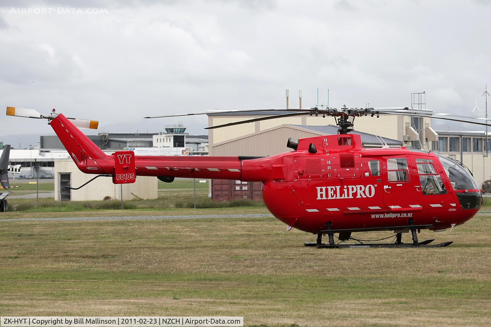 ZK-HYT, 1989 MBB Bo-105CBS-4 C/N S-824, another involved in the ferry of injured from the quake