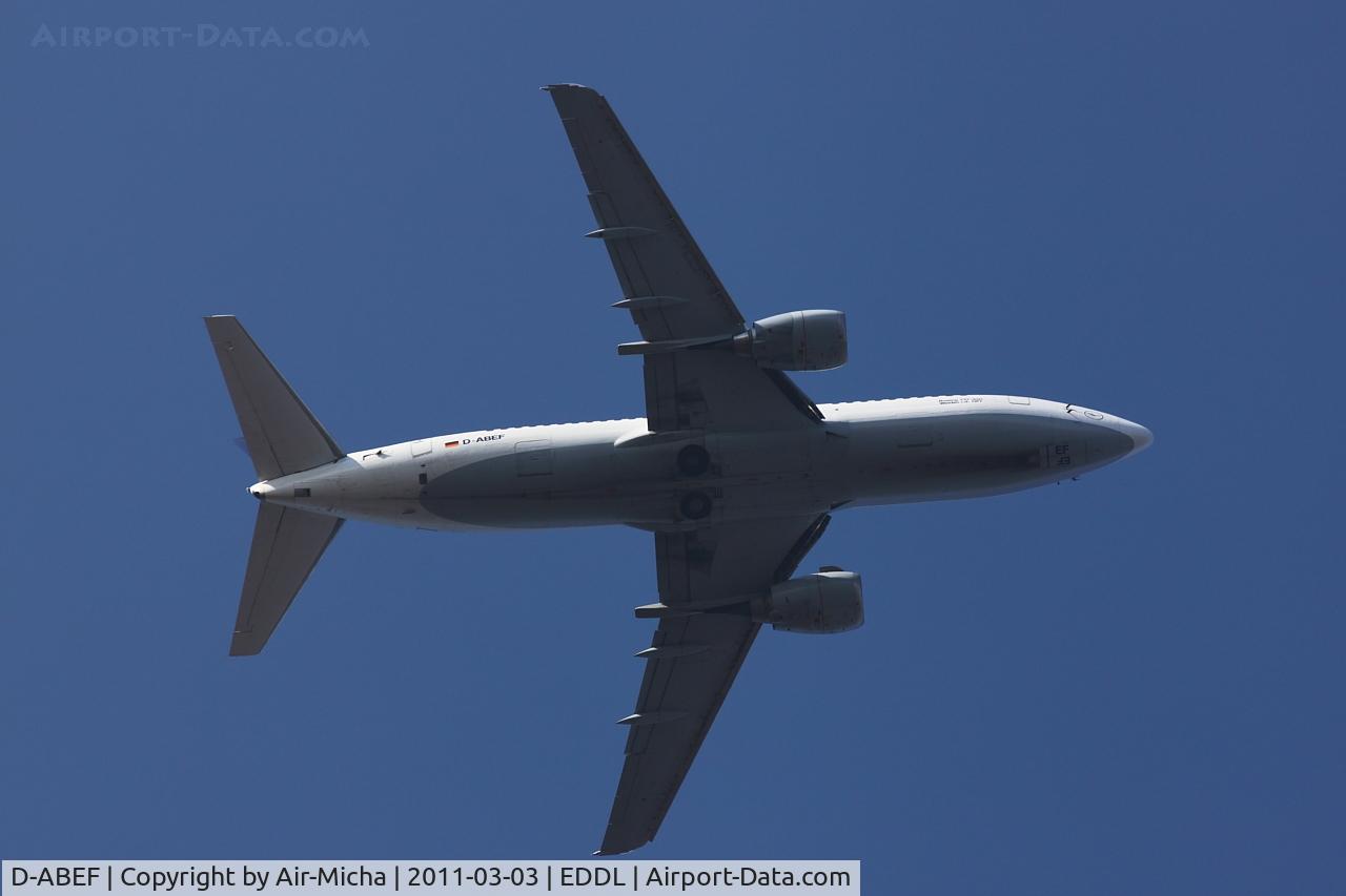 D-ABEF, 1991 Boeing 737-330 C/N 25217, Lufthansa, Name: Weiden i. d. OPf.