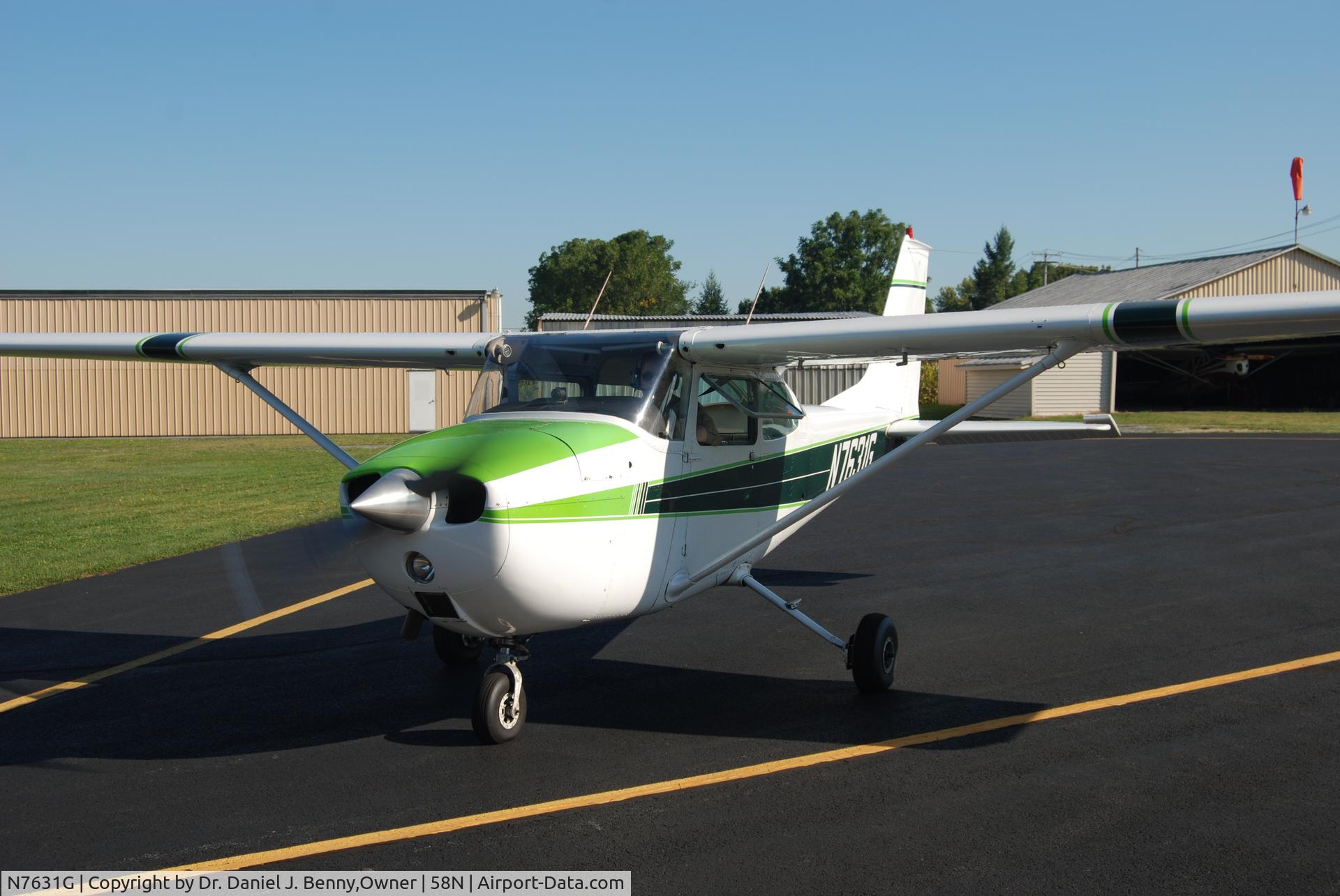 N7631G, 1970 Cessna 172L C/N 17259331, Ready for flight.