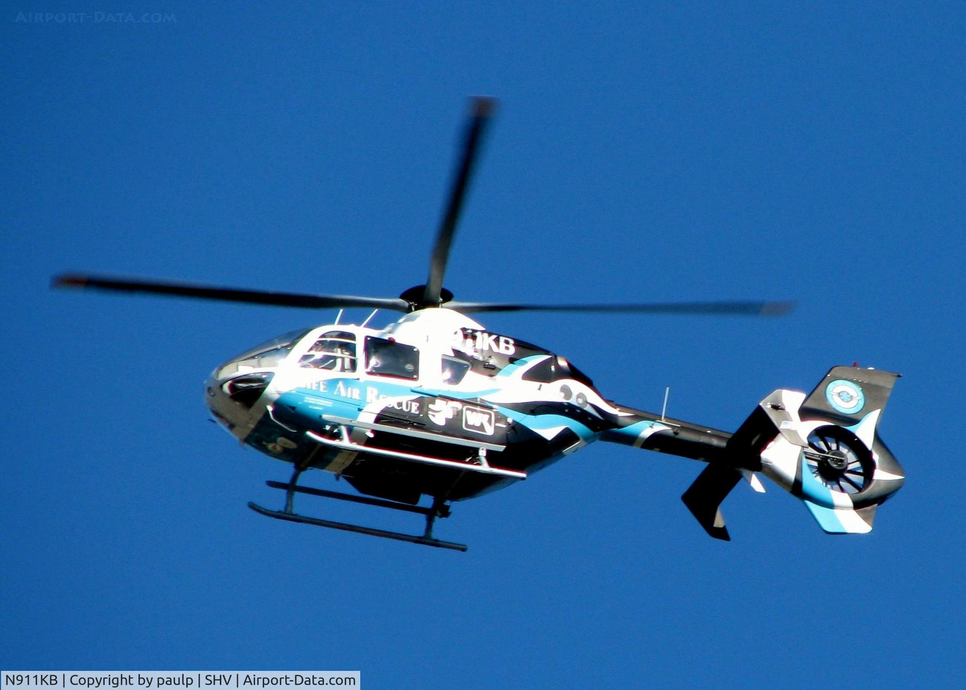N911KB, 1997 Eurocopter EC-135P-1 C/N 0013, Over Shreveport Regional. (Aircraft crashed)