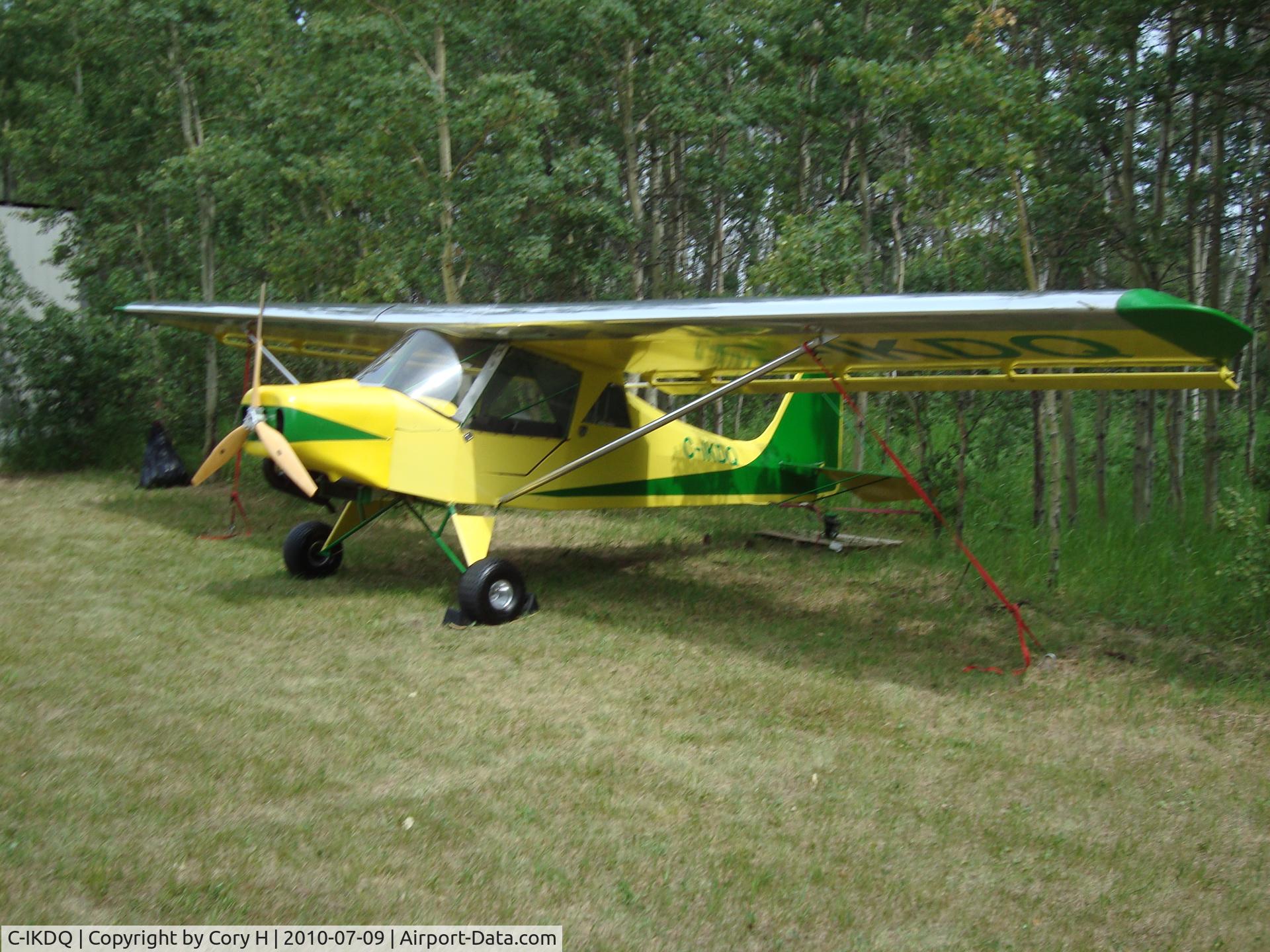 C-IKDQ, 1991 Macair MERLIN SPORT 65 C/N M1152, 582 rotax
very good performance, very clean, painted John Deer colors
Beautiful little plane, a joy to fly....