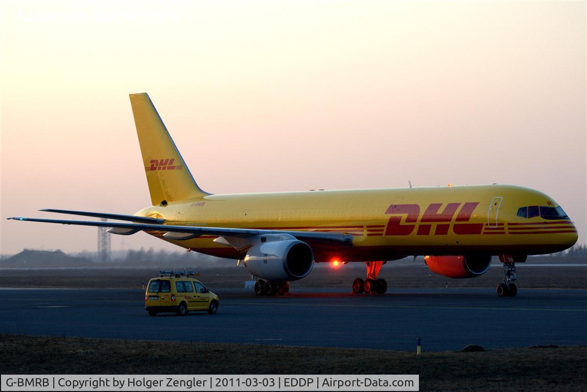 G-BMRB, 1987 Boeing 757-236/SF C/N 23975, Engine check in latest sunlight.