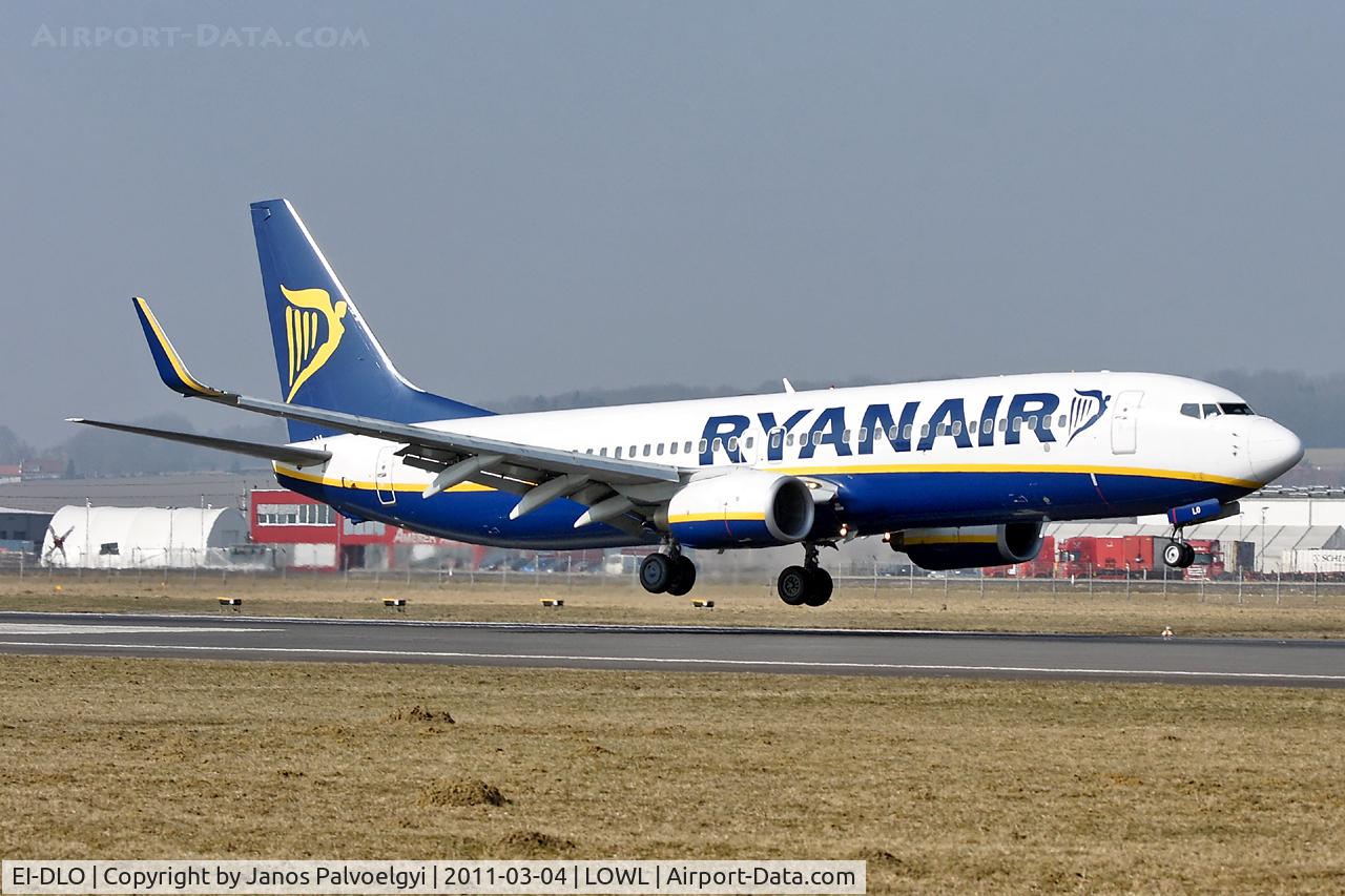 EI-DLO, 2006 Boeing 737-8AS C/N 34178, Ryanair Boeing B737-8AS landing in LOWL/LNZ