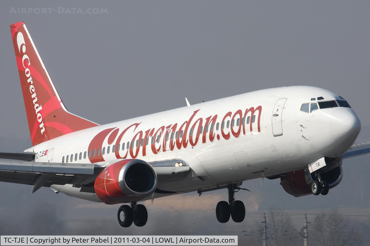 TC-TJE, 1992 Boeing 737-4Y0 C/N 26073, Corendon