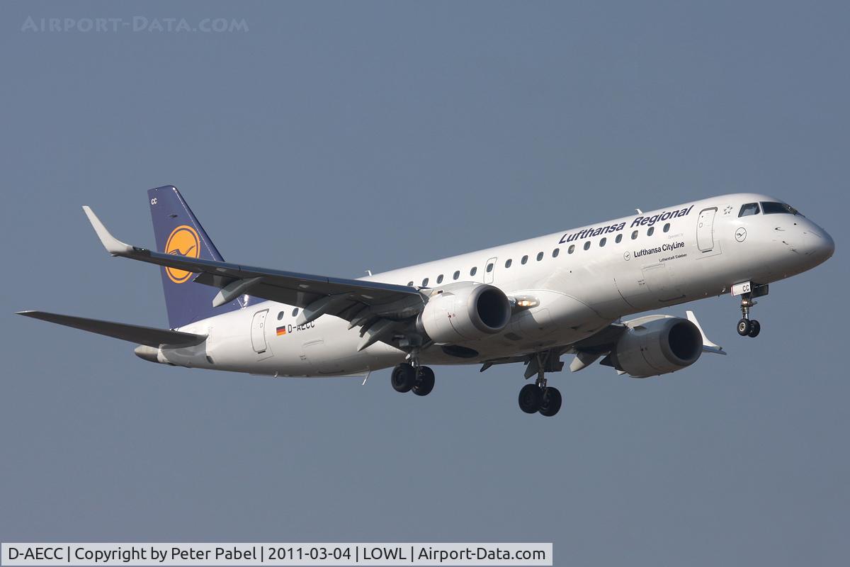 D-AECC, 2009 Embraer 190LR (ERJ-190-100LR) C/N 19000333, LH
