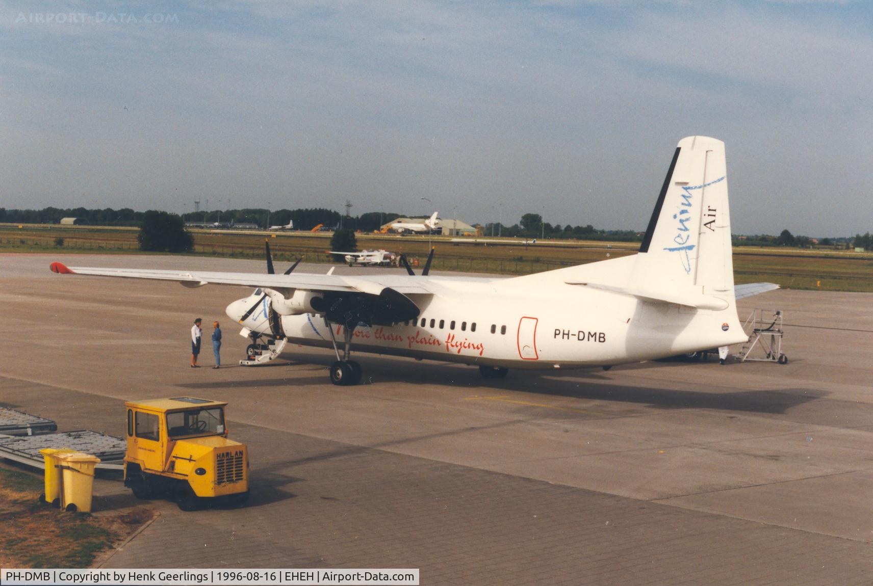 PH-DMB, 1992 Fokker 50 C/N 20264, Denim Air