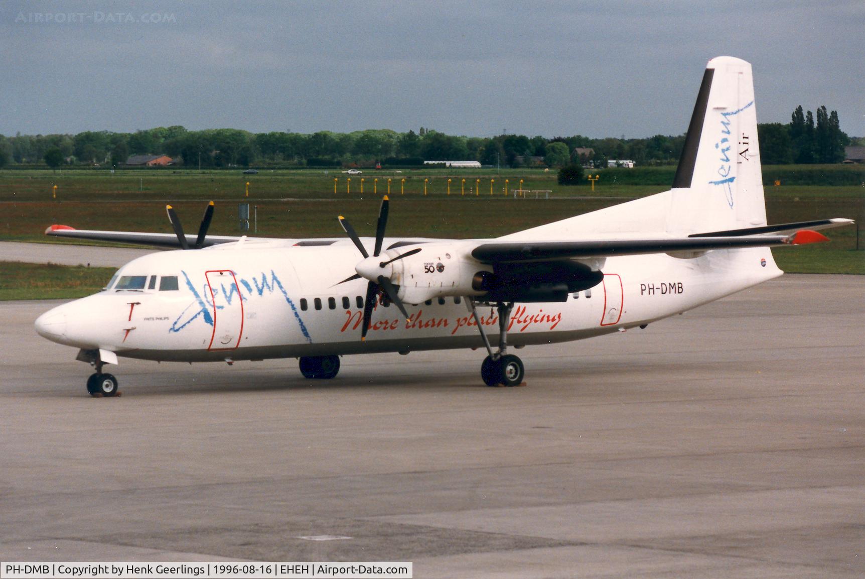 PH-DMB, 1992 Fokker 50 C/N 20264, Denim Air - Eindhoven