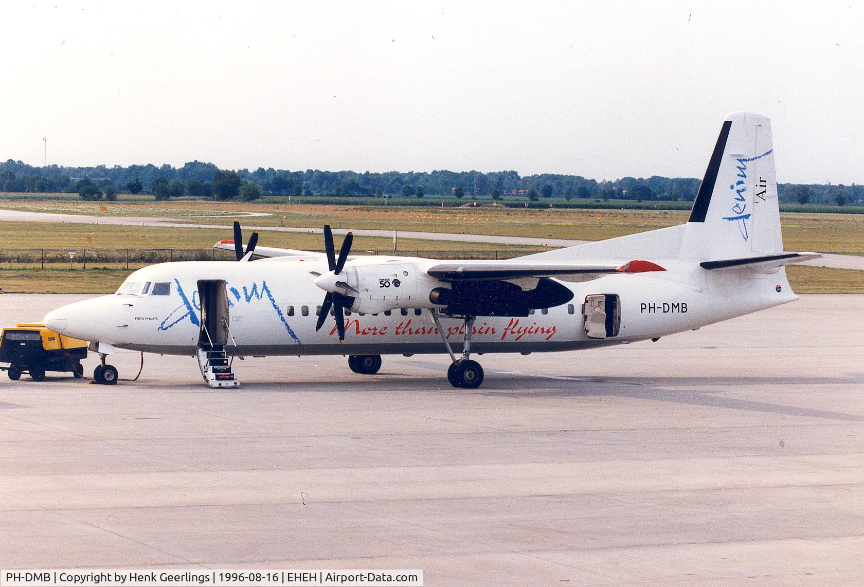 PH-DMB, 1992 Fokker 50 C/N 20264, Denim Air - Eindhoven