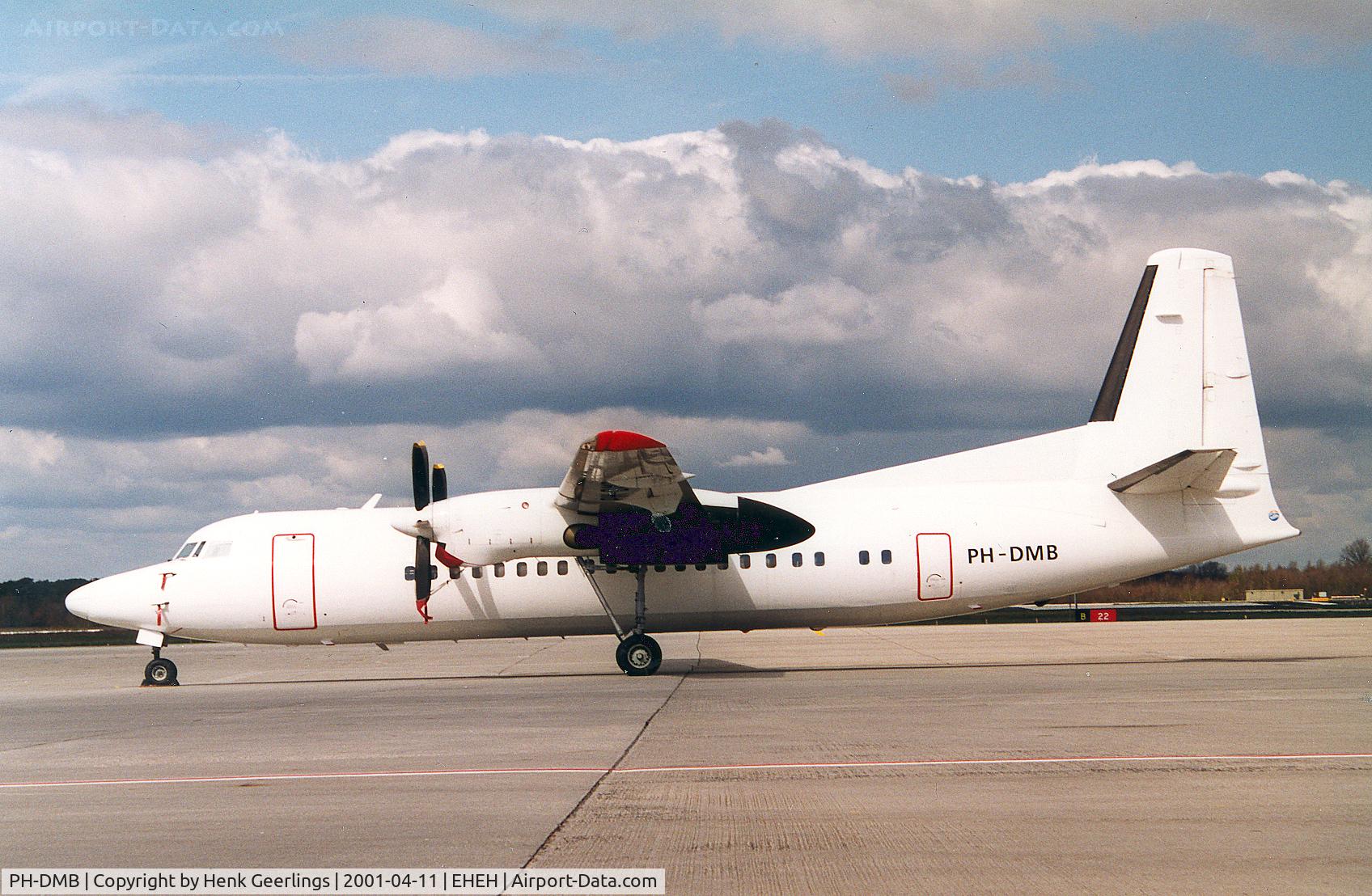 PH-DMB, 1992 Fokker 50 C/N 20264, No titles , white cs