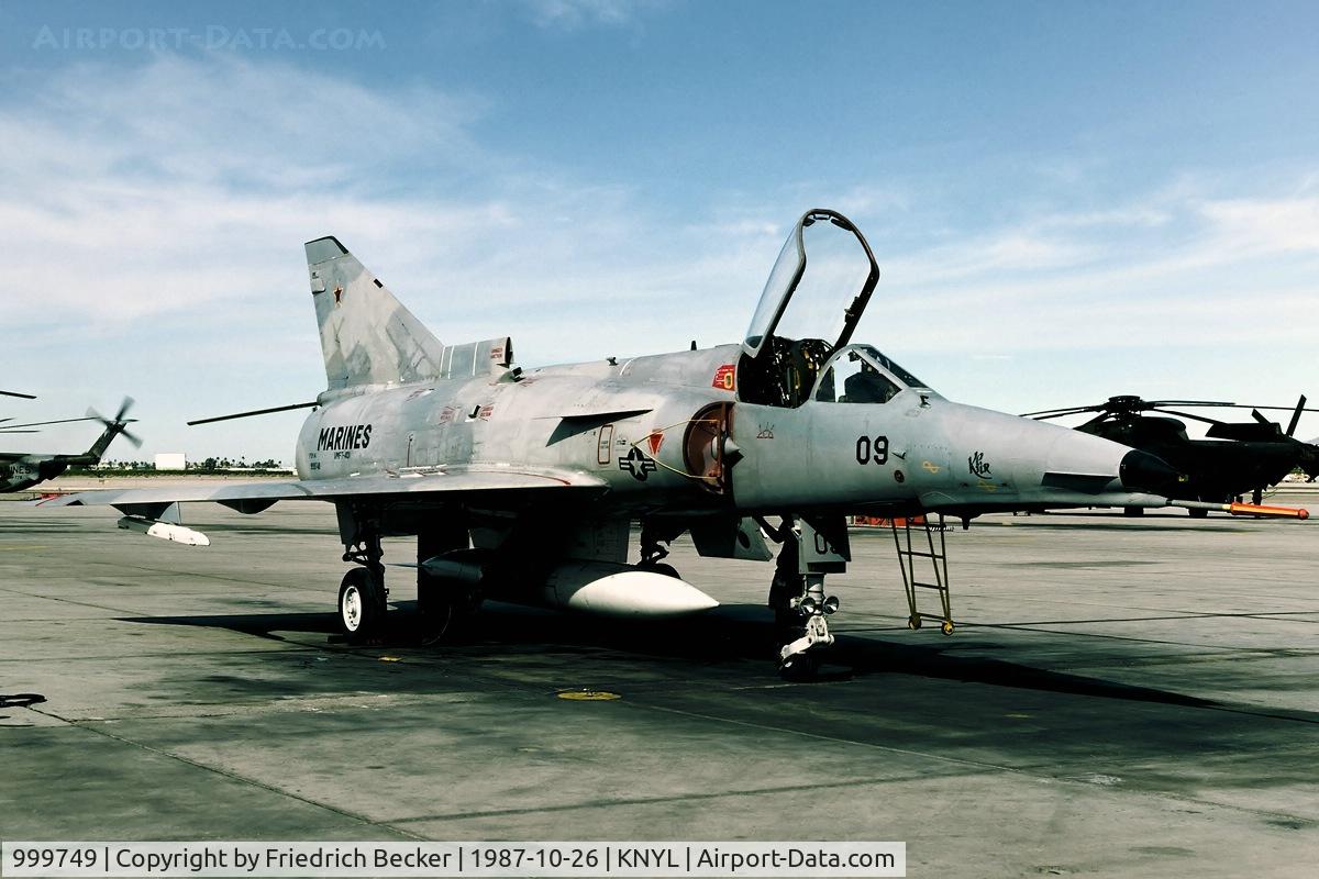 999749, Israel Aircraft Industries IAI F-21A Kfir C/N Not found 999742, flightline at MCAS Yuma