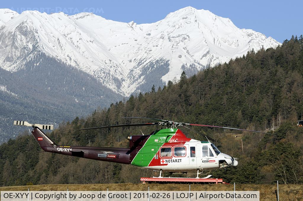 OE-XYY, Bell 412HP C/N 36041, Karres bei Imst heliport