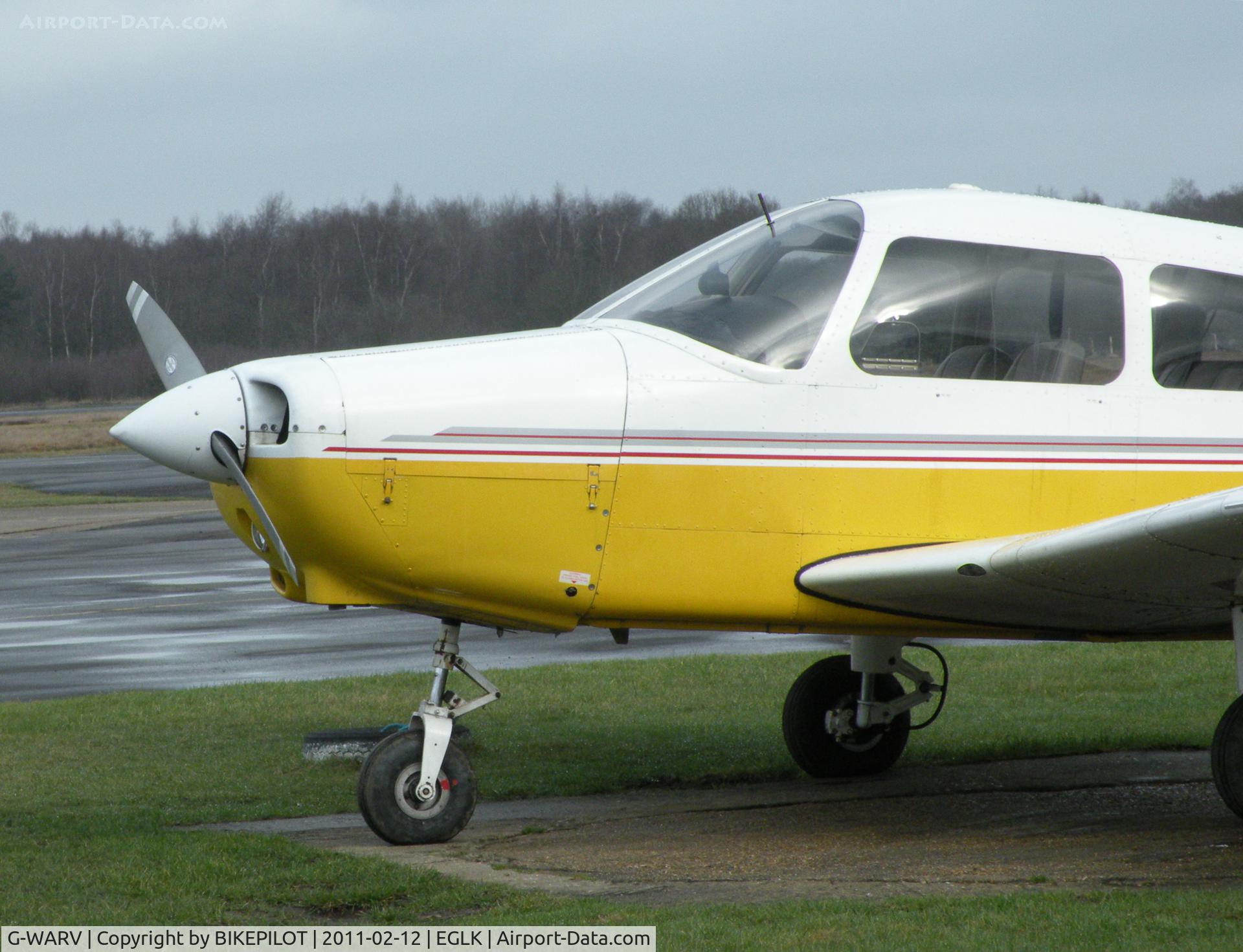 G-WARV, 1998 Piper PA-28-161 Cherokee Warrior III C/N 2842036, Cherokee Warrior III operated by Cabair.