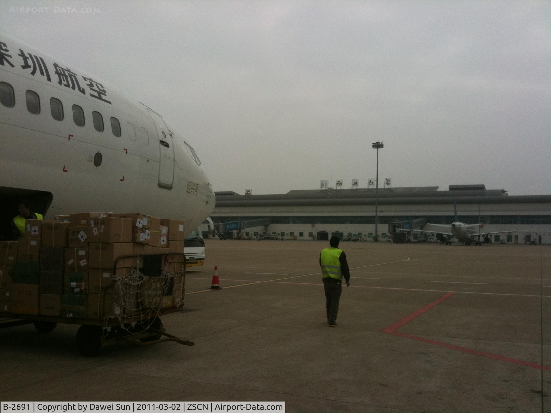 B-2691, 2001 Boeing 737-8Q8 C/N 30628, shenzhenair @ nanchang