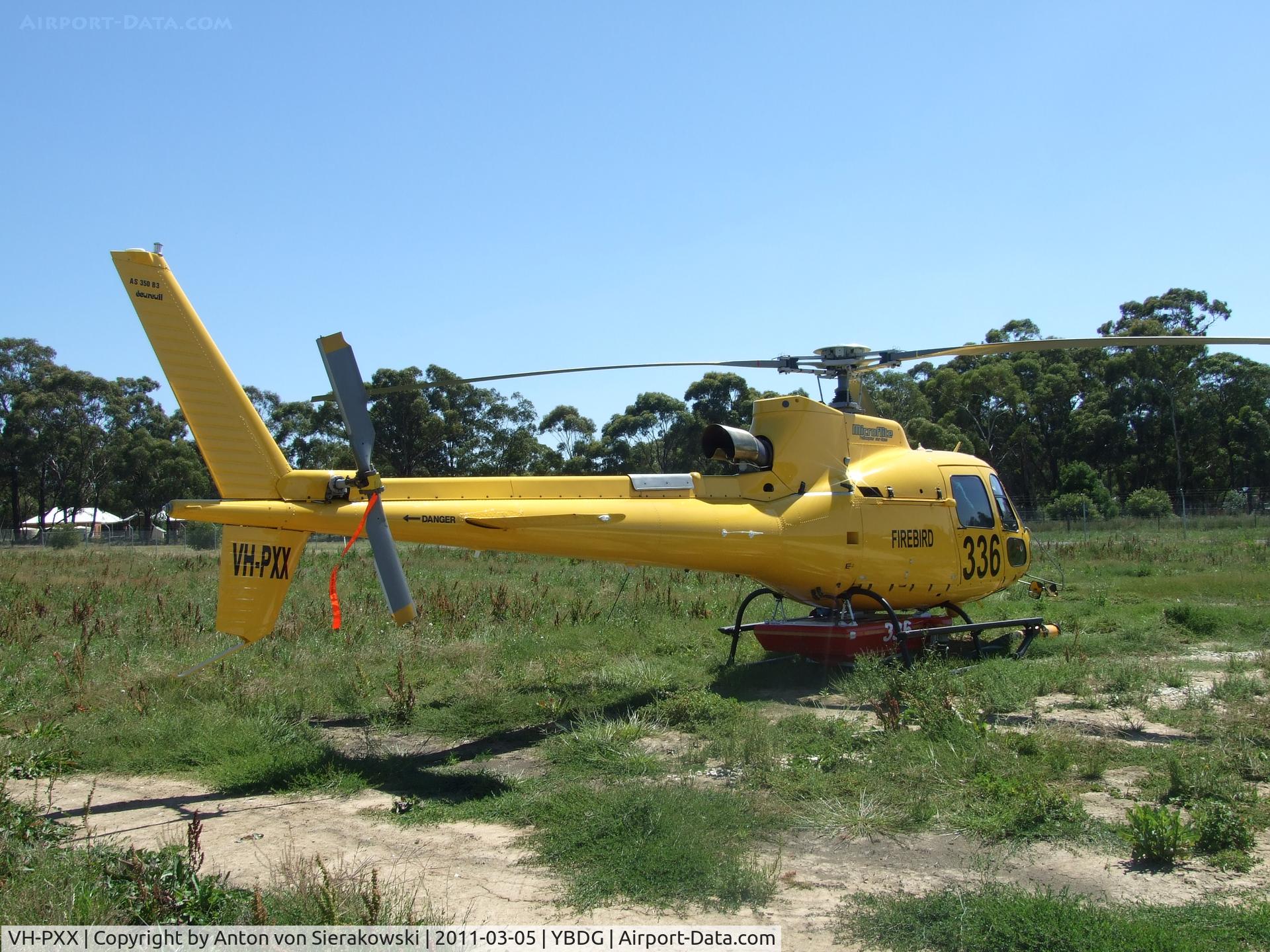 VH-PXX, 2010 Eurocopter AS-350B-3 Ecureuil Ecureuil C/N 4852, VH-PXX @ YBDG Eurocopter AS 350 B3 Ecureuil 