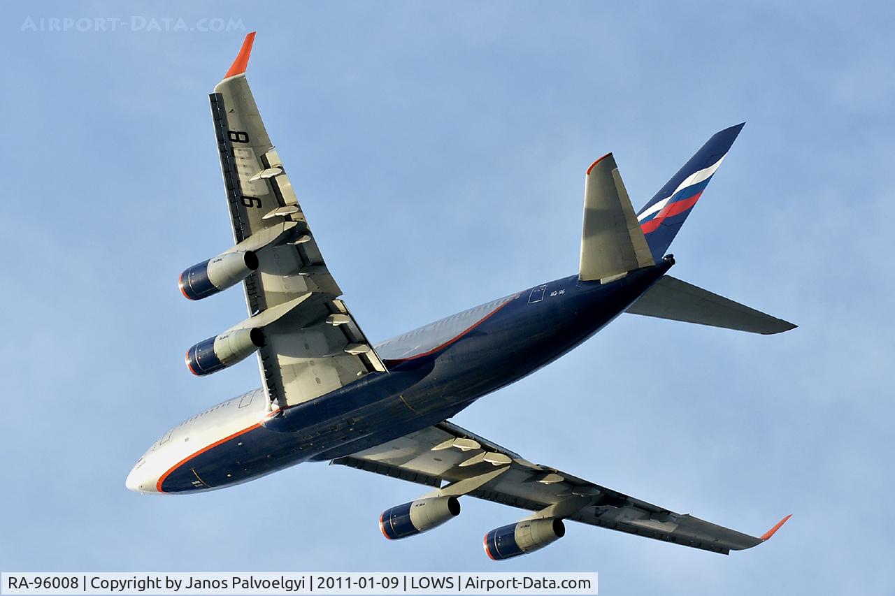 RA-96008, 1992 Ilyushin Il-96-300 C/N 74393201005, Aeroflot Ilyushin IL-96-300 take off in LOWS/SZG