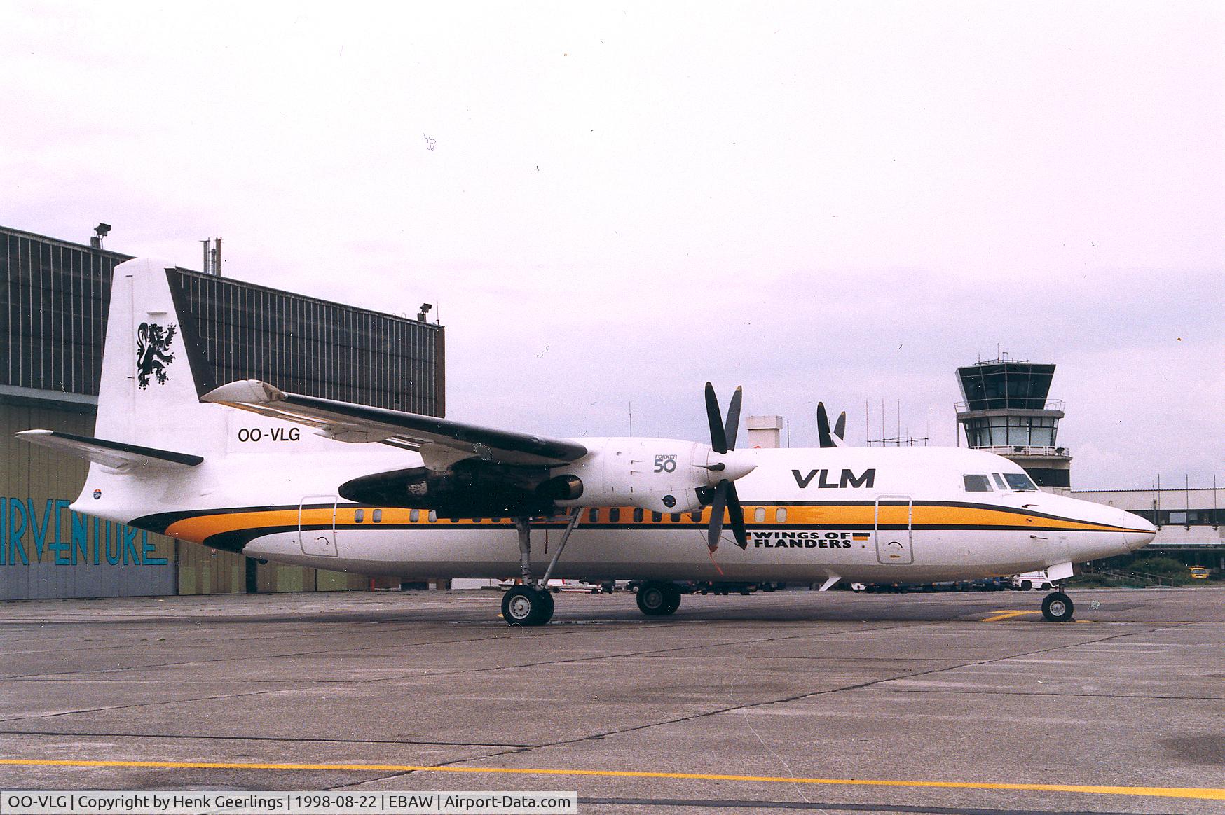 OO-VLG, 1987 Fokker 50 C/N 20104, VLM , 