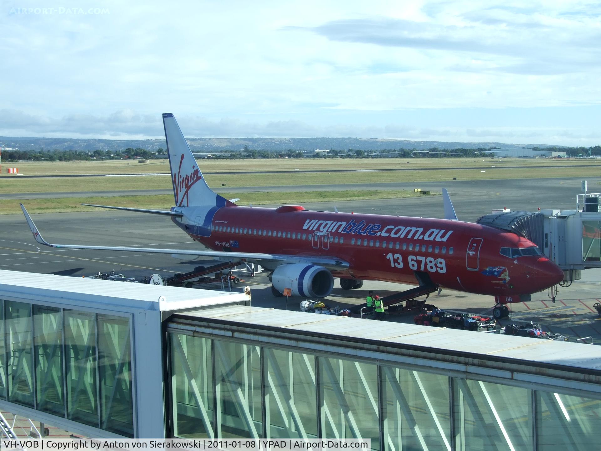 VH-VOB, 2002 Boeing 737-8BK C/N 30622, VH-VOB @ YPAD B737-8BK [2002] Virgin Blue