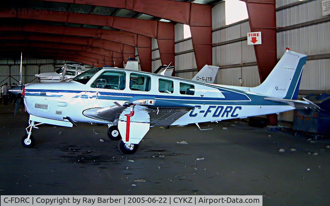 C-FDRC, 1996 Beech B36TC Bonanza C/N EA-585, Beech B36TC Bonanza [EA-585] Toronto-Buttonville~C 22/06/2005
