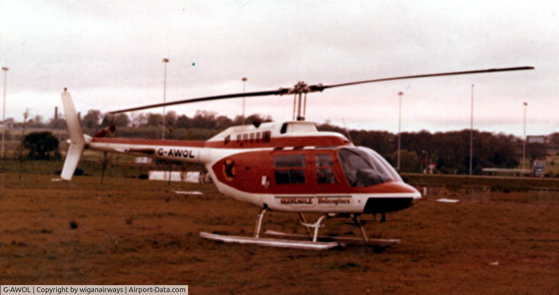 G-AWOL, 1968 Bell 206B JetRanger II C/N 239, with Geneagle Helicopters about 1980
