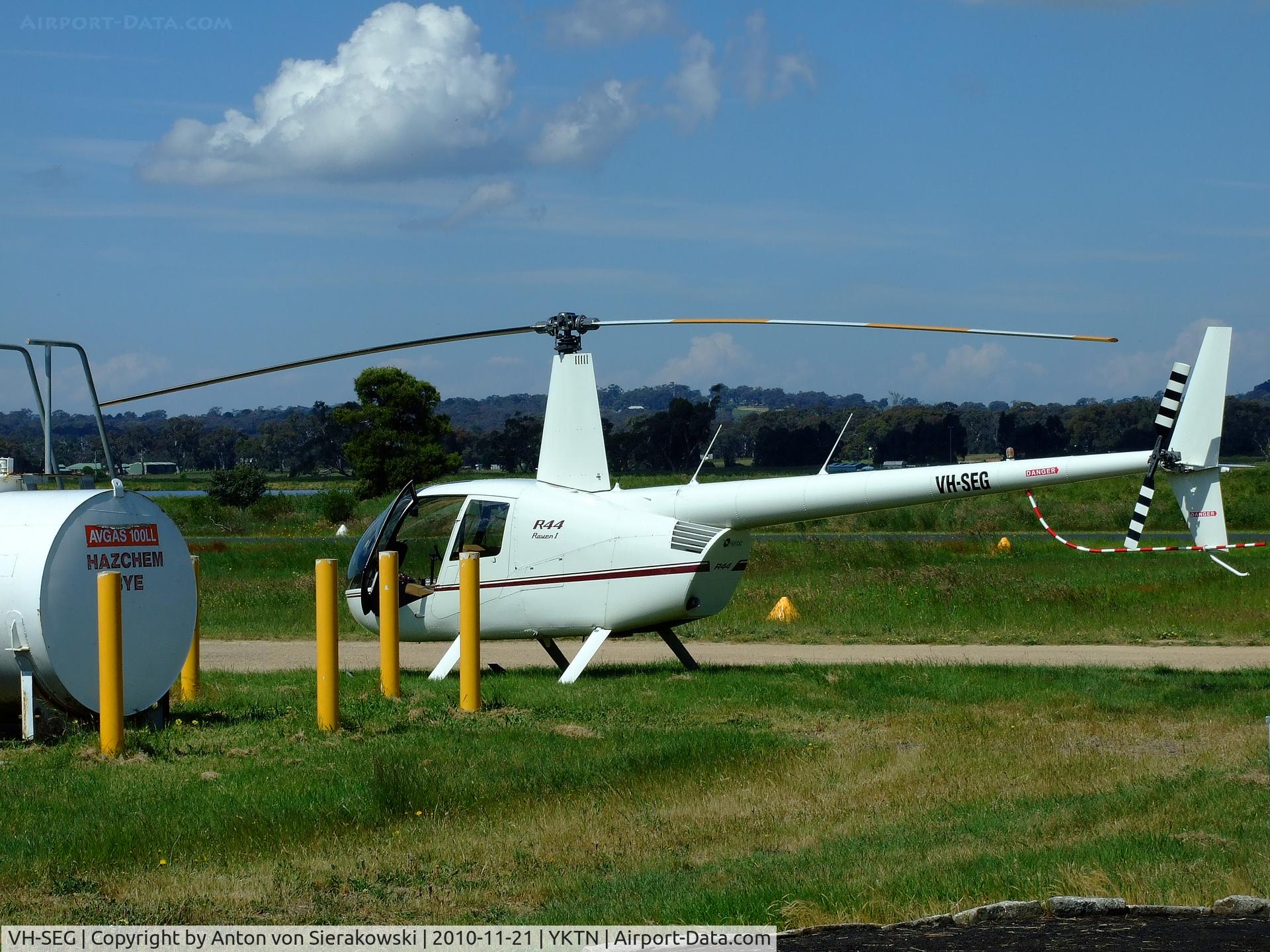 VH-SEG, Robinson R44 Raven C/N Not found VH-SEG, VH-SEG @ YKTN R44 Raven I [2008]