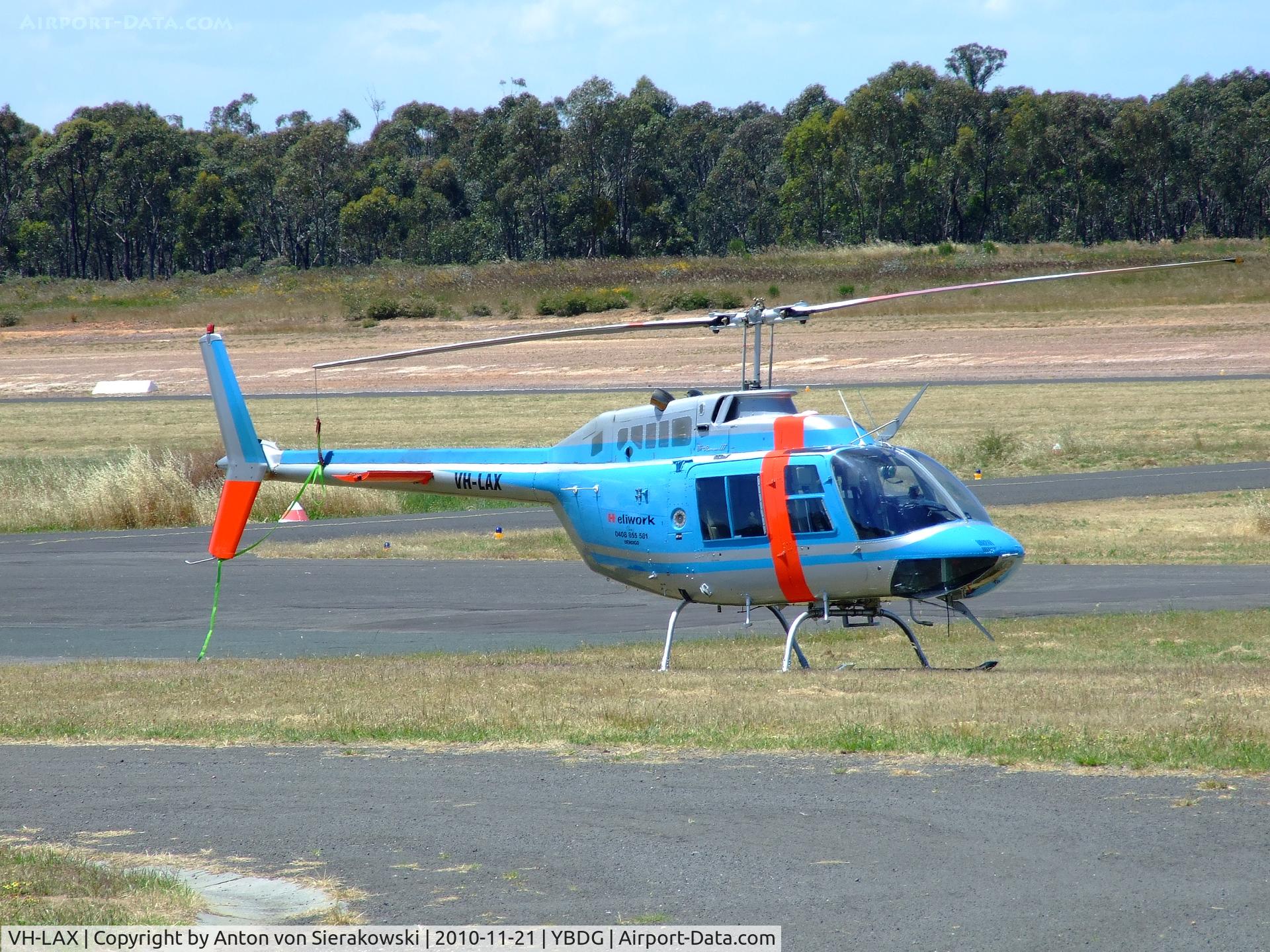 VH-LAX, 2000 Bell 306B III C/N 3743, VH-LAX @ YBDG Bell 206B (III) [1983] S/N 3743