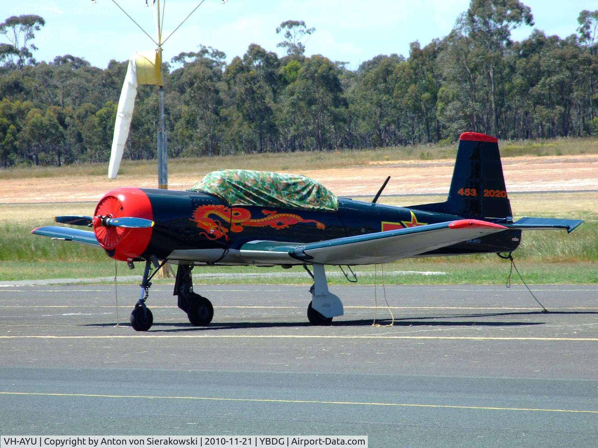 VH-AYU, Nanchang CJ-6A C/N 4532020, VH-AYU @ YBDG Nanchang CJ-6A [1998]