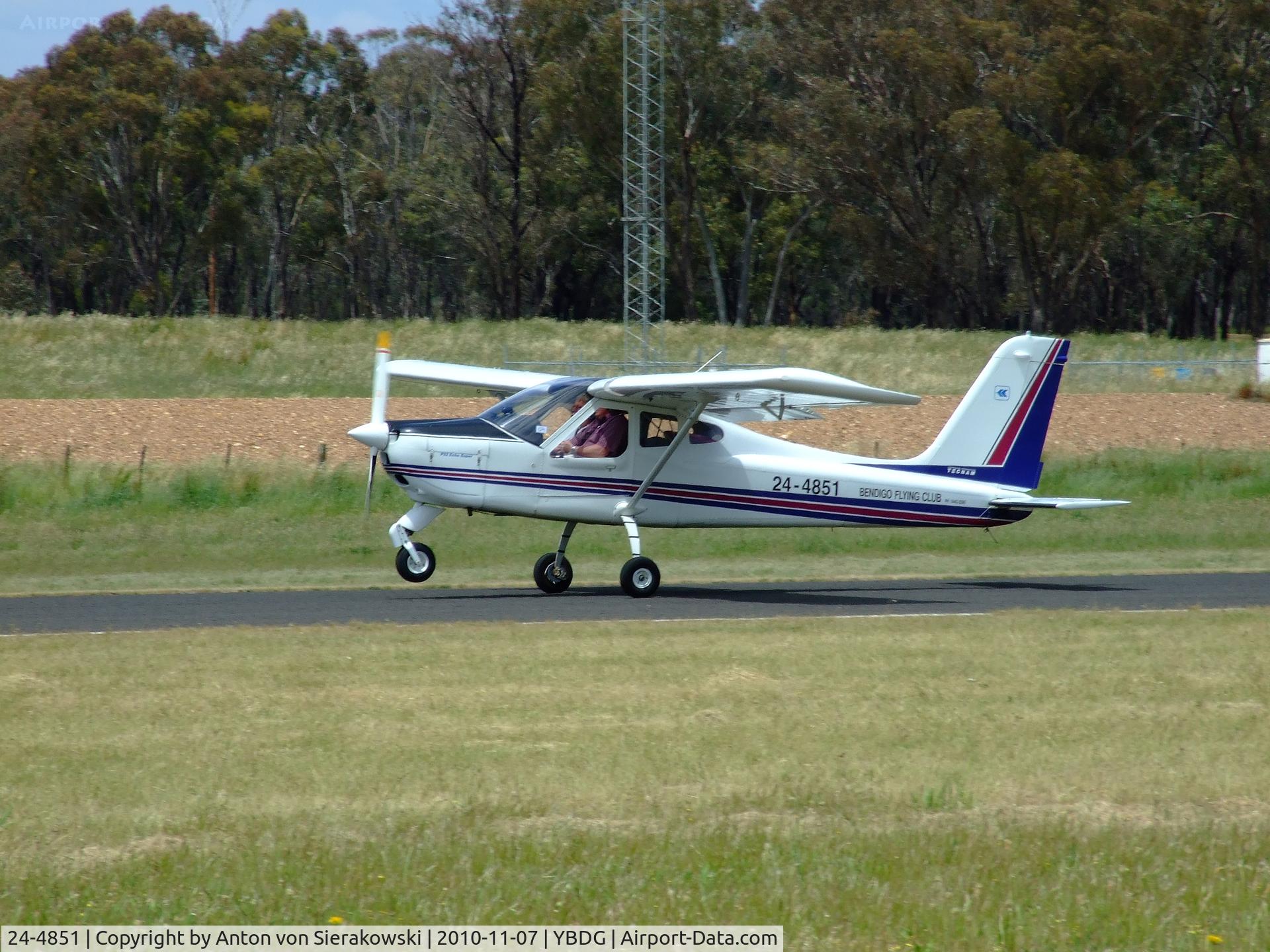 24-4851, Tecnam P-92 Echo Super C/N Not found 24-4673, RAA24-4851 Tecnam P92 Super Echo [2007] Touch down Rwy 35