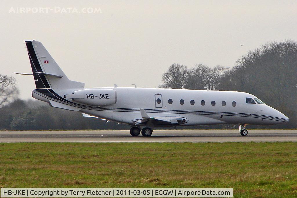 HB-JKE, 2009 Israel Aerospace Industries Gulfstream 200 C/N 231, Israel Aerospace Ind Ltd GULFSTREAM 200, c/n: 231 at Luton