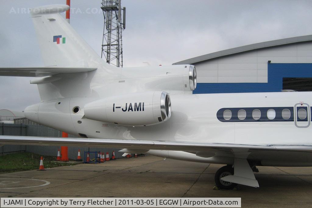I-JAMI, 2009 Dassault Falcon 7X C/N 81, Dassault Falcon 7X in NWCorner at Luton