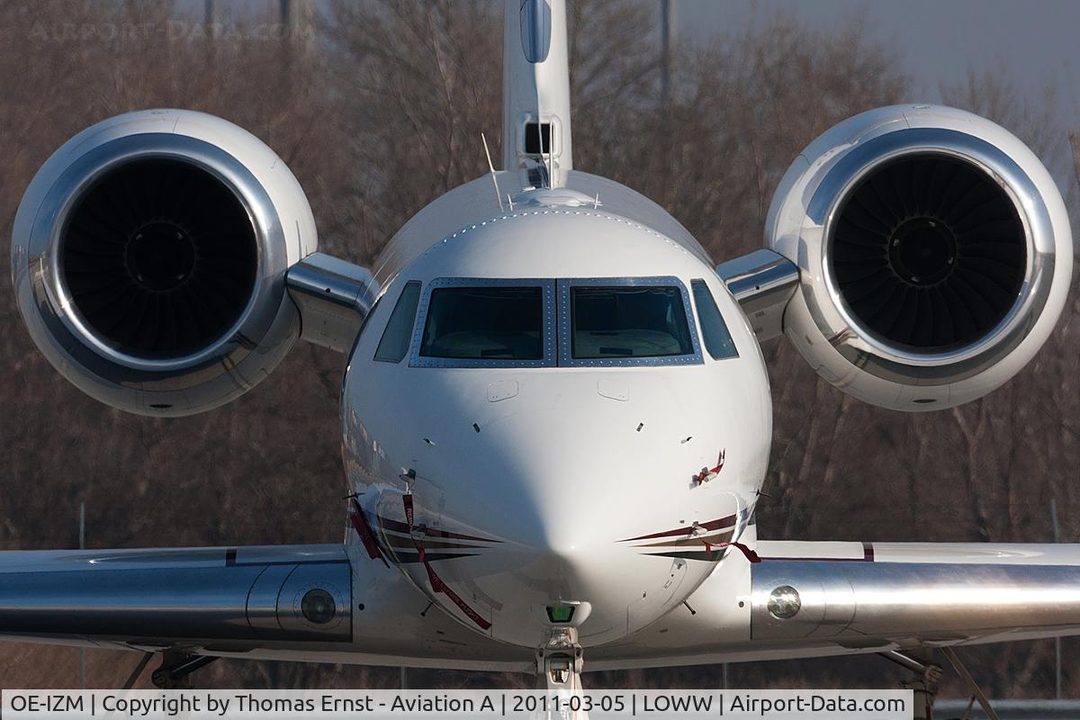 OE-IZM, 2007 Gulfstream Aerospace GV-SP (G550) C/N 5177, eye in eye