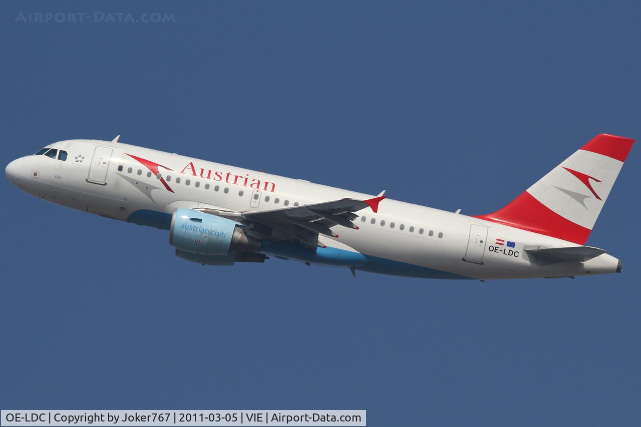 OE-LDC, 2004 Airbus A319-112 C/N 2262, Austrian Airlines