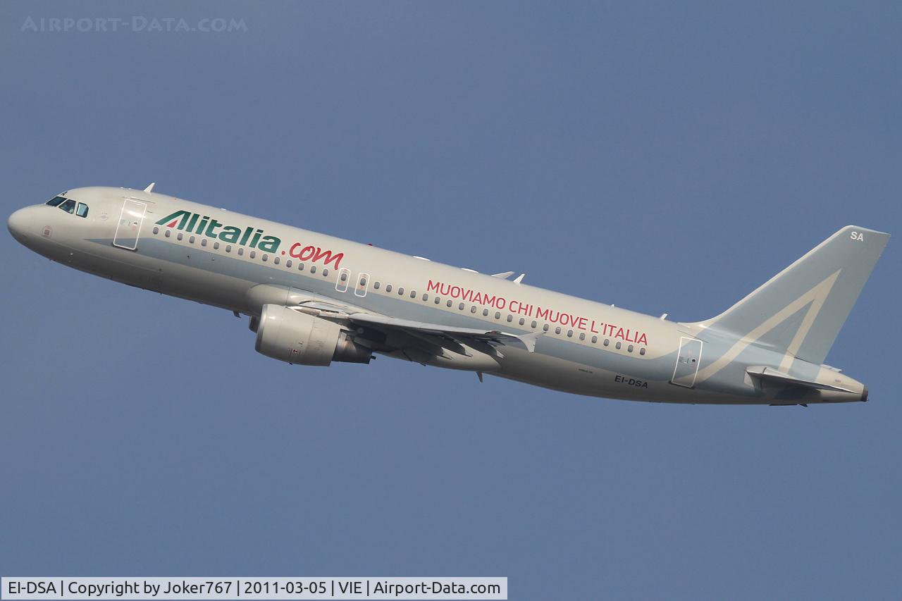 EI-DSA, 2006 Airbus A320-216 C/N 2869, Alitalia