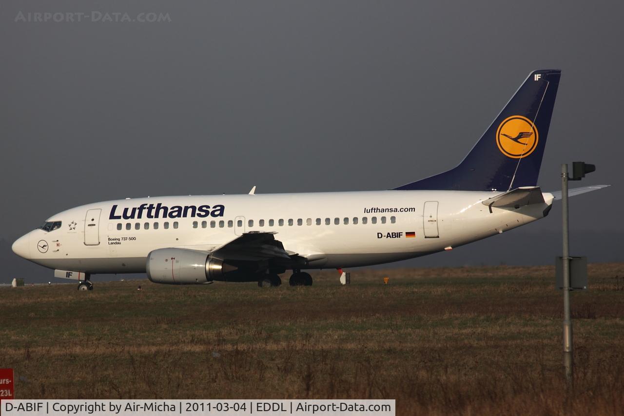 D-ABIF, 1991 Boeing 737-530 C/N 24820, Lufthansa, Boeing 737-530, CN: 24820/1985, Name: Landau