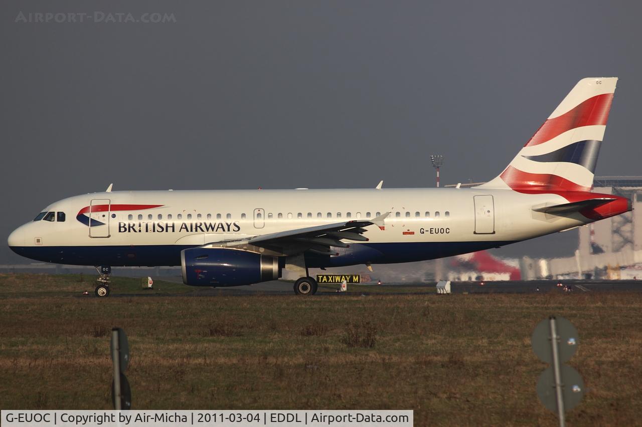 G-EUOC, 2001 Airbus A319-131 C/N 1537, British Airways, Airbus A319-131, CN: 1537