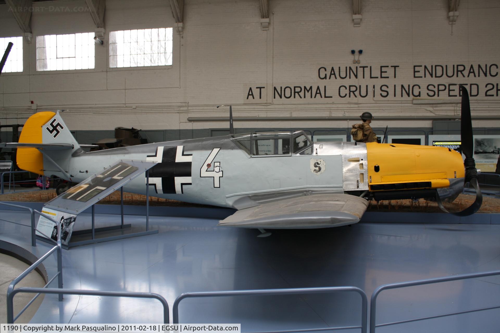 1190, Messerschmitt Bf-109E-3 C/N 1190, Messerschmitt Bf-109E-3