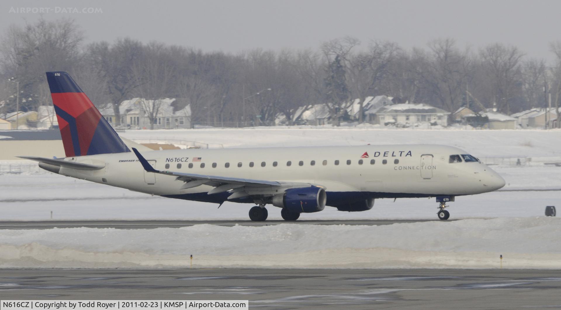 N616CZ, 2008 Embraer 175LR (ERJ-170-200LR) C/N 17000209, Delta