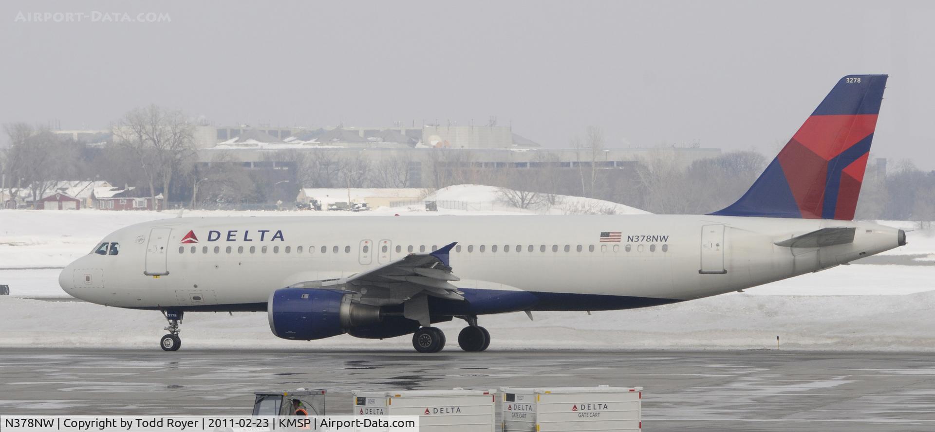 N378NW, 2003 Airbus A320-211 C/N 2092, Delta
