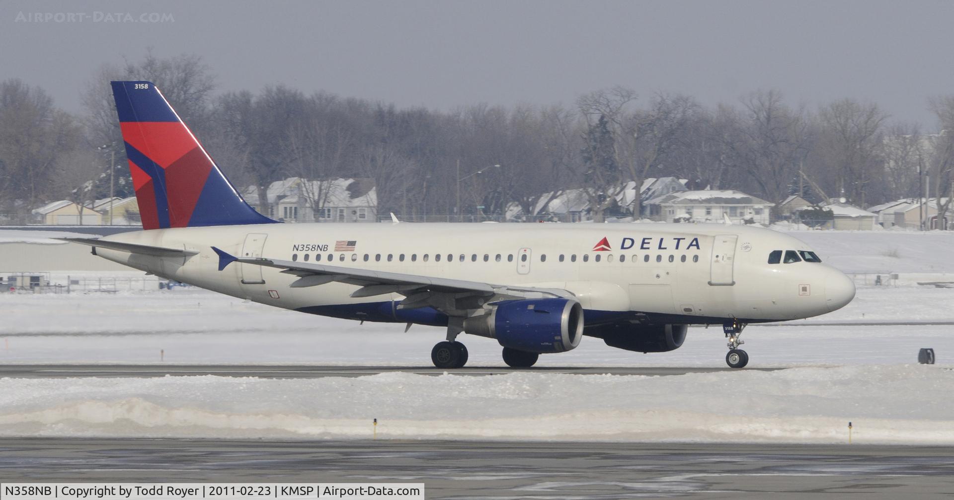 N358NB, 2003 Airbus A319-114 C/N 1897, Delta