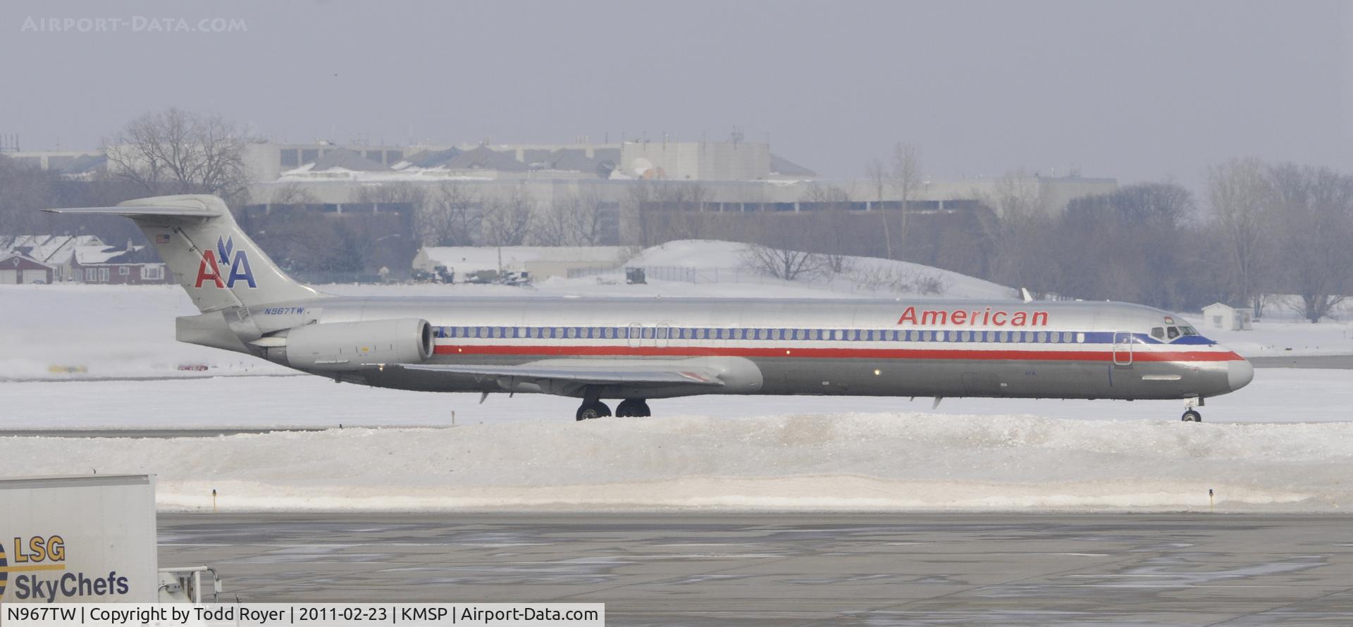 N967TW, 1999 McDonnell Douglas MD-83 (DC-9-83) C/N 53617, American