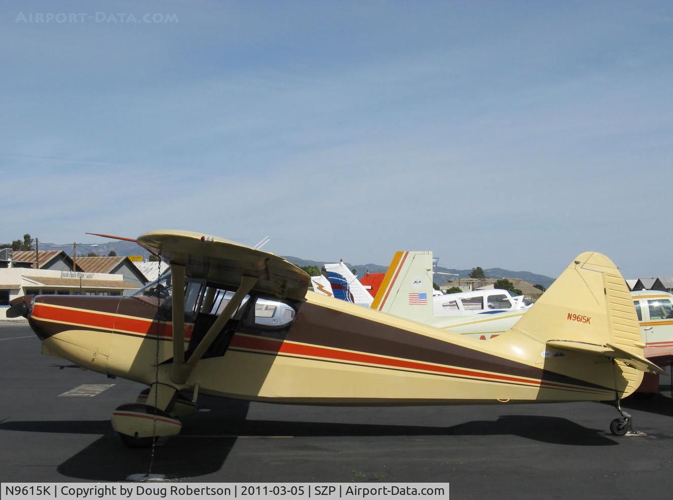N9615K, 1947 Stinson 108-2 Voyager C/N 108-2615, 1947 Stinson 108-2 VOYAGER, Franklin 6A4165 165 Hp