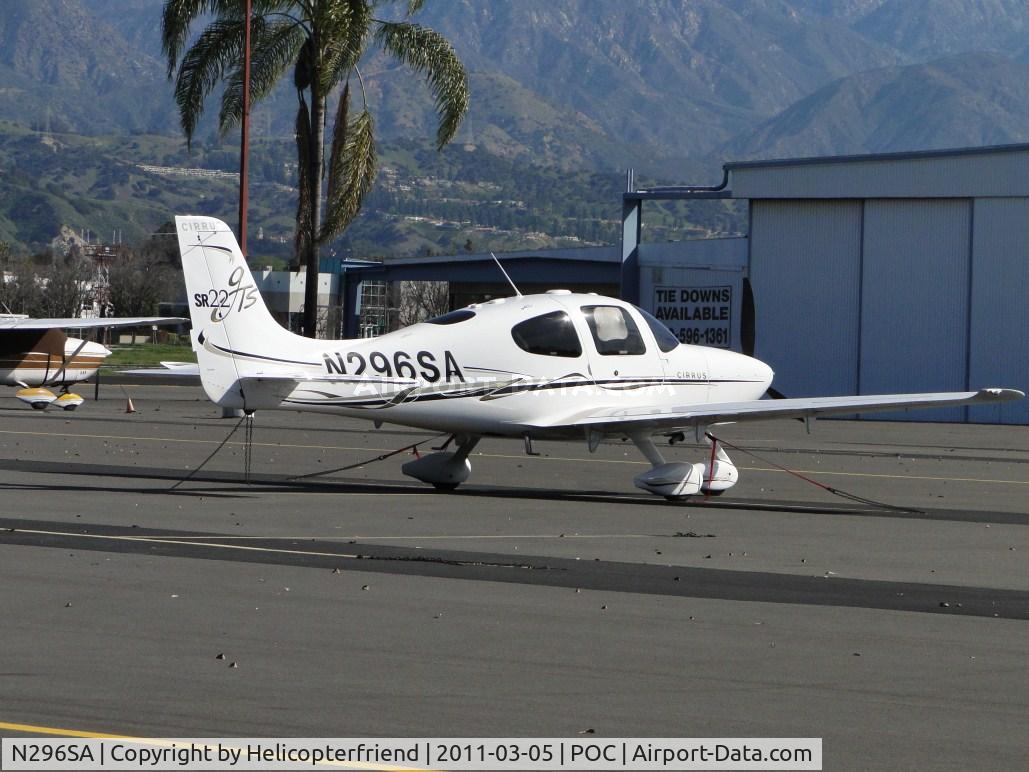 N296SA, 2006 Cirrus SR22 C/N 2259, Parked in transient parking